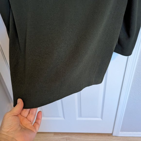 100% CAMEL HAIR | Vintage Pierre Cardin Sports Coat | 46L | HUNTER GREEN | EVC - Picture 2 of 13